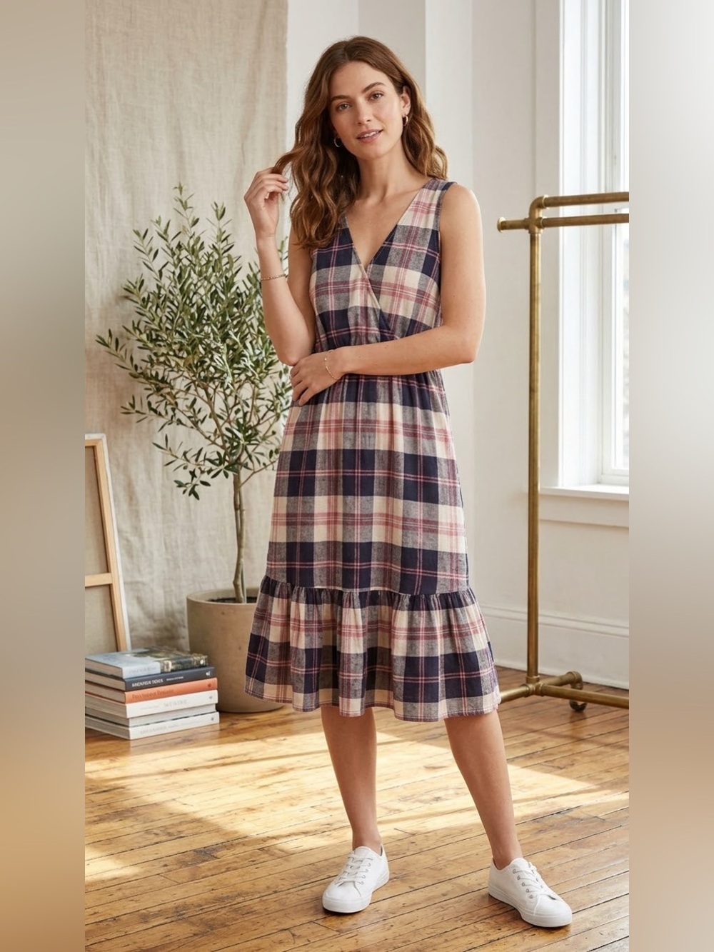 Anthropologie Plaid Dress